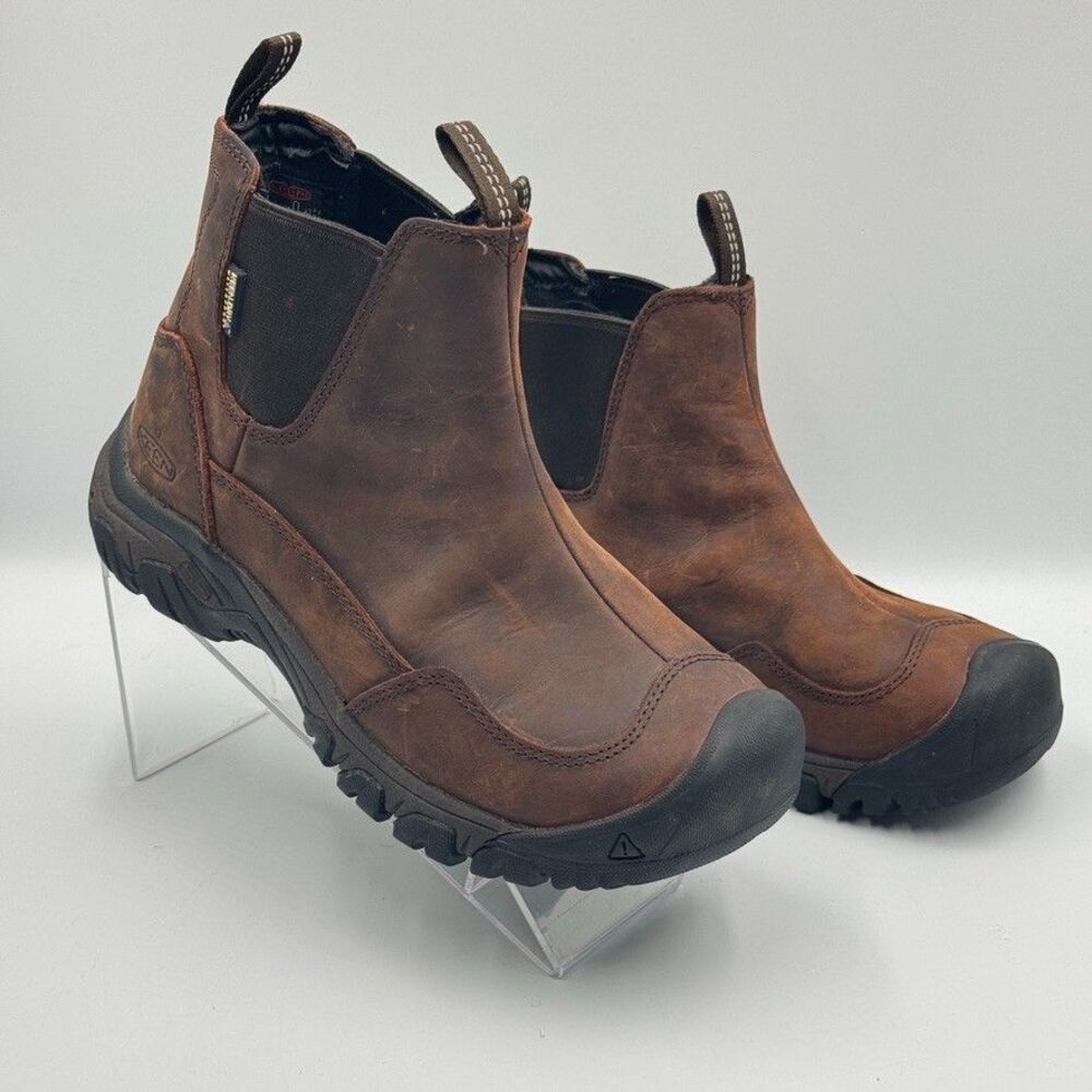 Keen Anchorage III Brown Waterproof Chelsea Boots Women’s 6